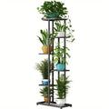 Multi-Layer Metal Plant Stand 31.5/37.4/41.3In Height Adjustable Potted Plant Holder Indoor Outdoor Corner Display Rack for Living Room Balcony Home Decor