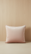 Samtkissen in zartem Blush